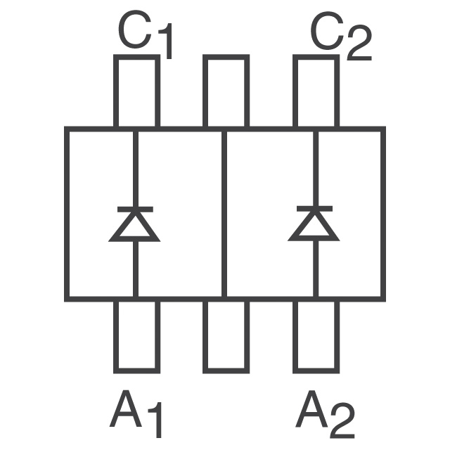 BAT54JW-7-F Diodes Incorporated  Dioden - Gleichrichter - Arrays